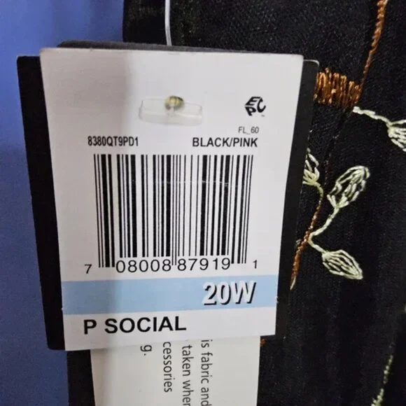 CITY STUDIO Created for Macy's Floral-Embroidered Fit & Flare Dress(B7) - Picture 8 of 8